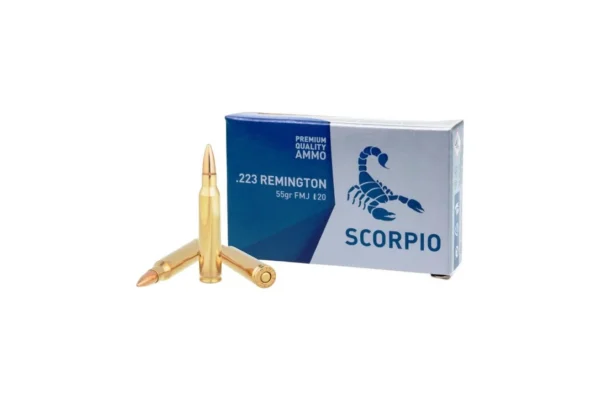 x20 Munitions – STV – Scorpio .223 Rem FMJ 55Gr (x20)