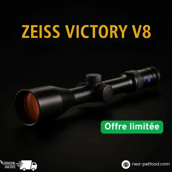 Zeiss Victory V8 2.8-20×56 Réticule 60 – Lunette crépusculaire et longue portée